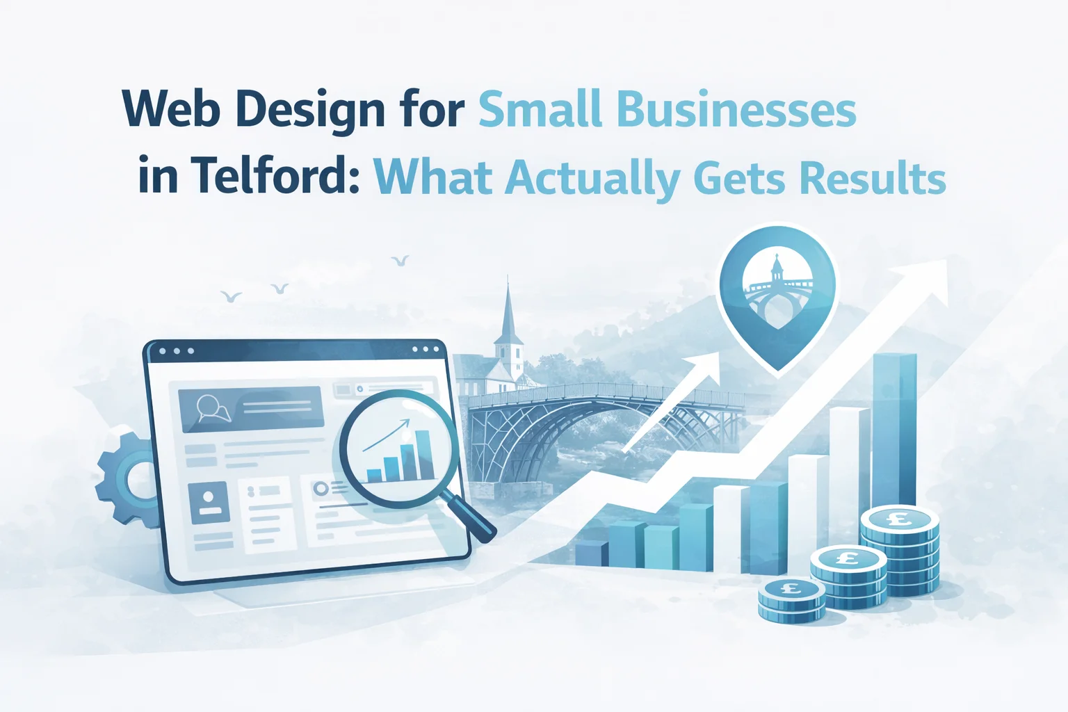 Web design for small businesses in Telford focused on performance, local SEO, and generating enquiries.